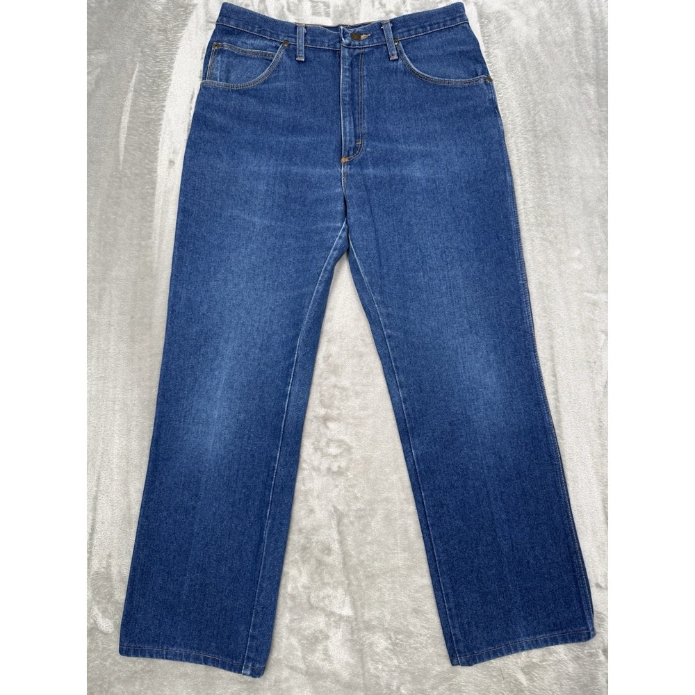 Vintage Sedgfield Jeans Mens 34x34 (32x28) Wide Leg Retro Hippie‎ Western 70s